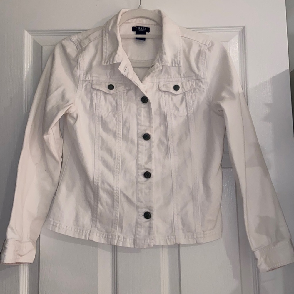 White Jean Jacket
